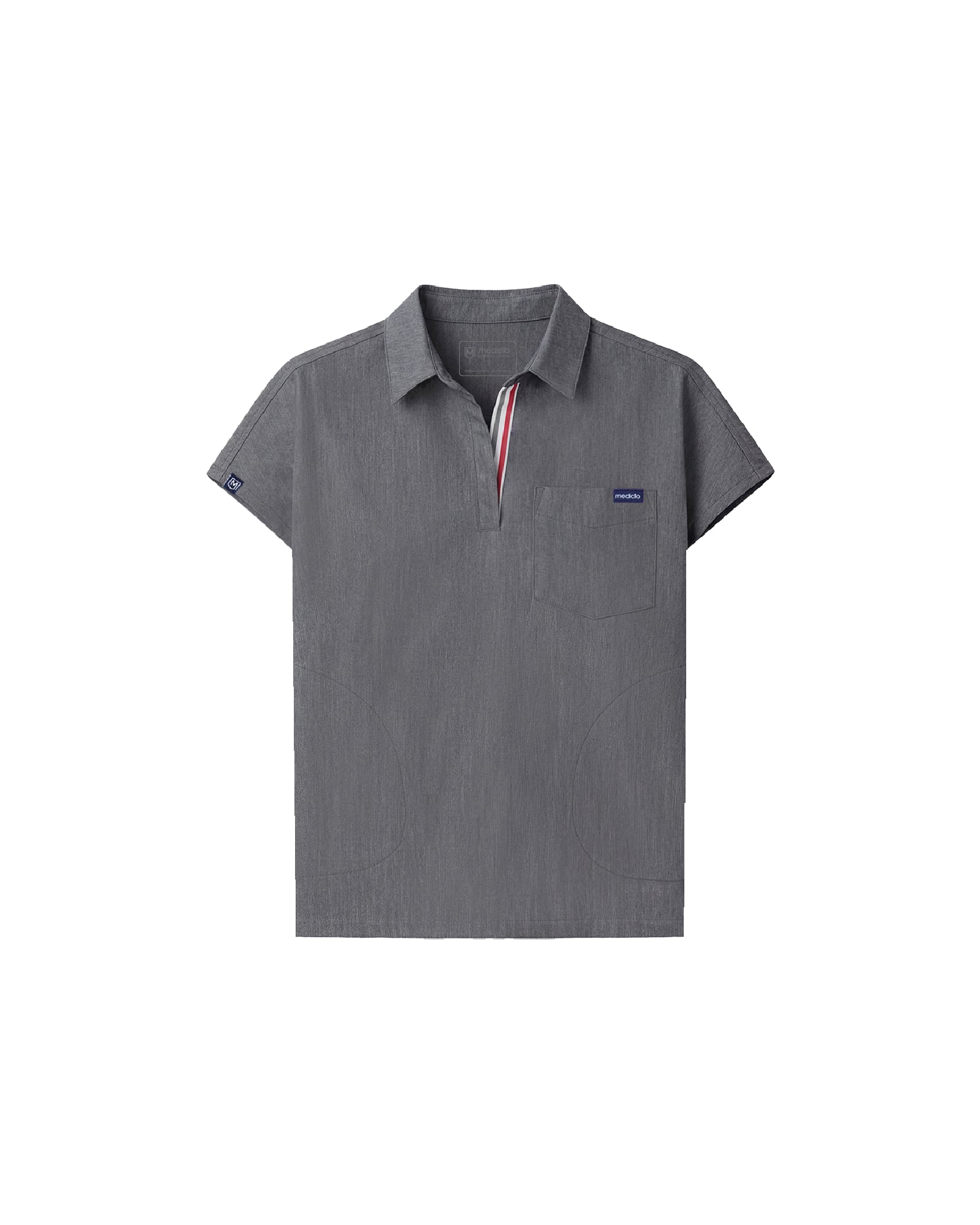 FYSEL® Capri Collared Scrub Top