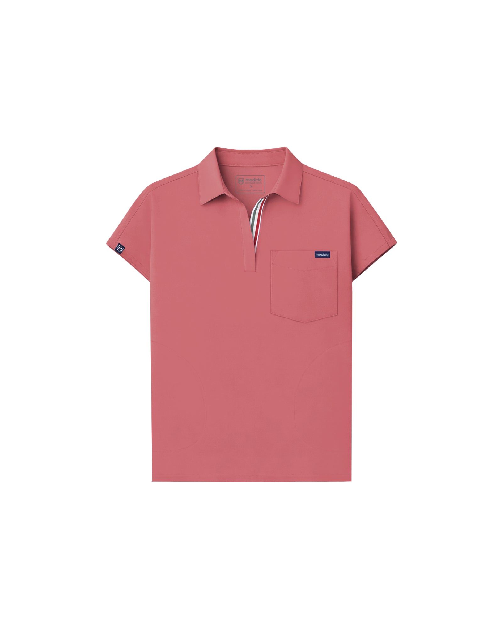 FYSEL® Capri Collared Scrub Top