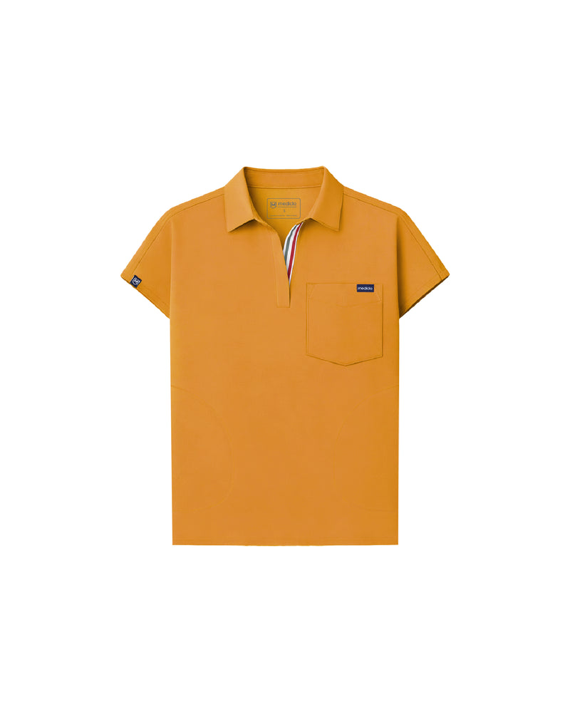 FYSEL® Capri Collared Scrub Top (Final Sale)