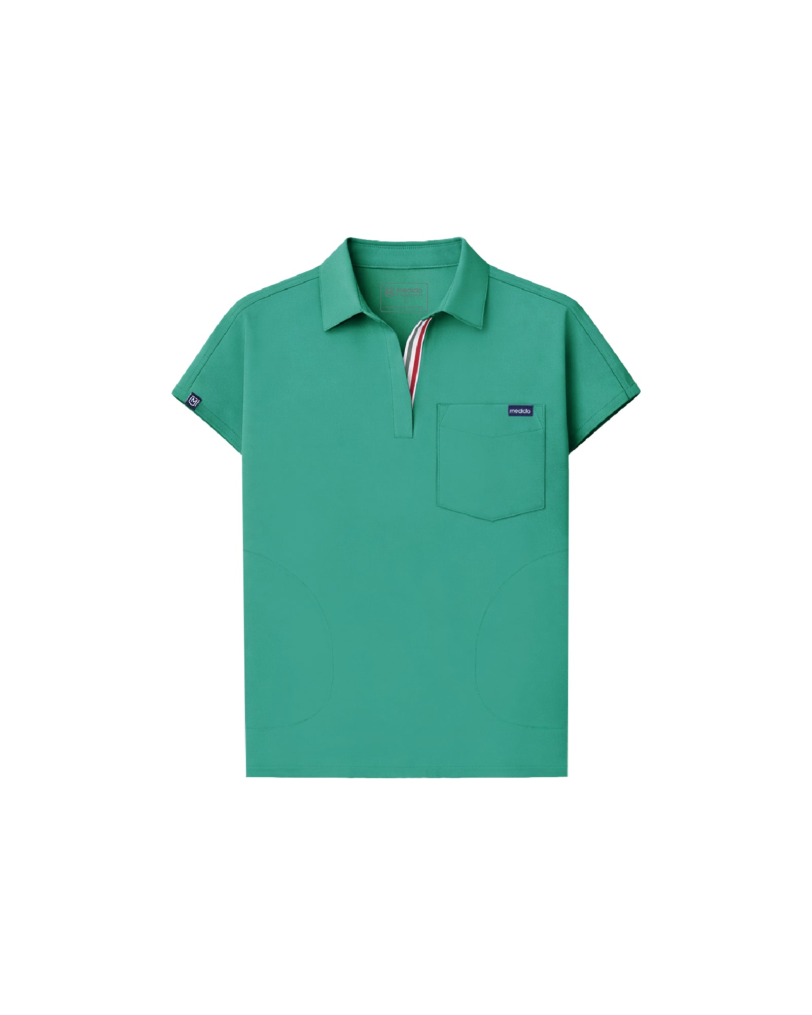 FYSEL® Capri Collared Scrub Top