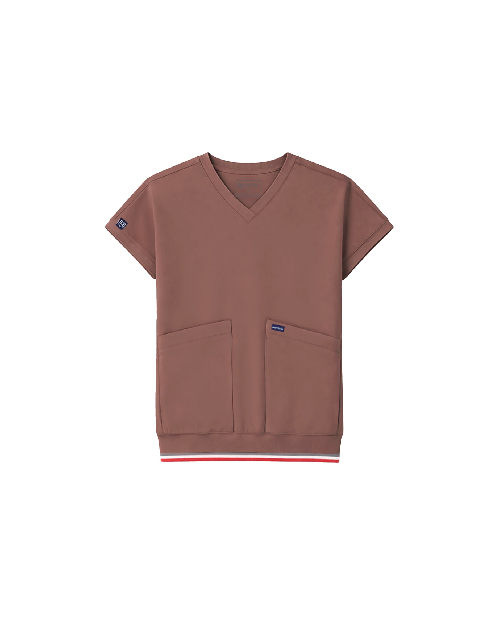 FYSEL® Lanai Rib Band Scrub Top (Final Sale)