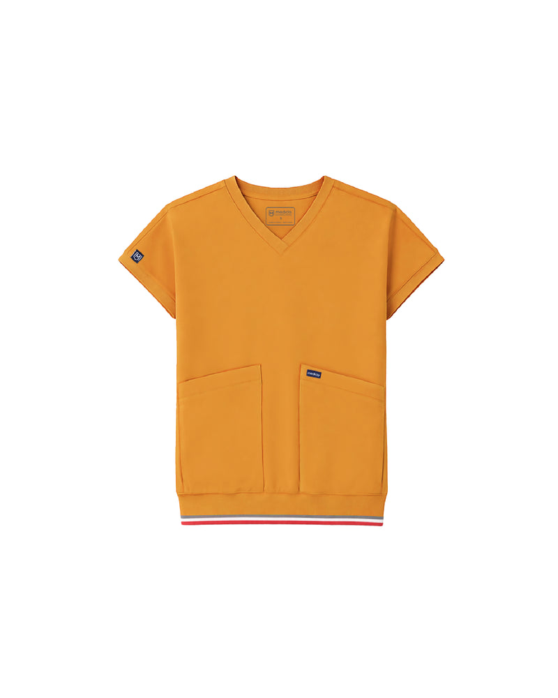 FYSEL® Lanai Rib Band Scrub Top (Final Sale)