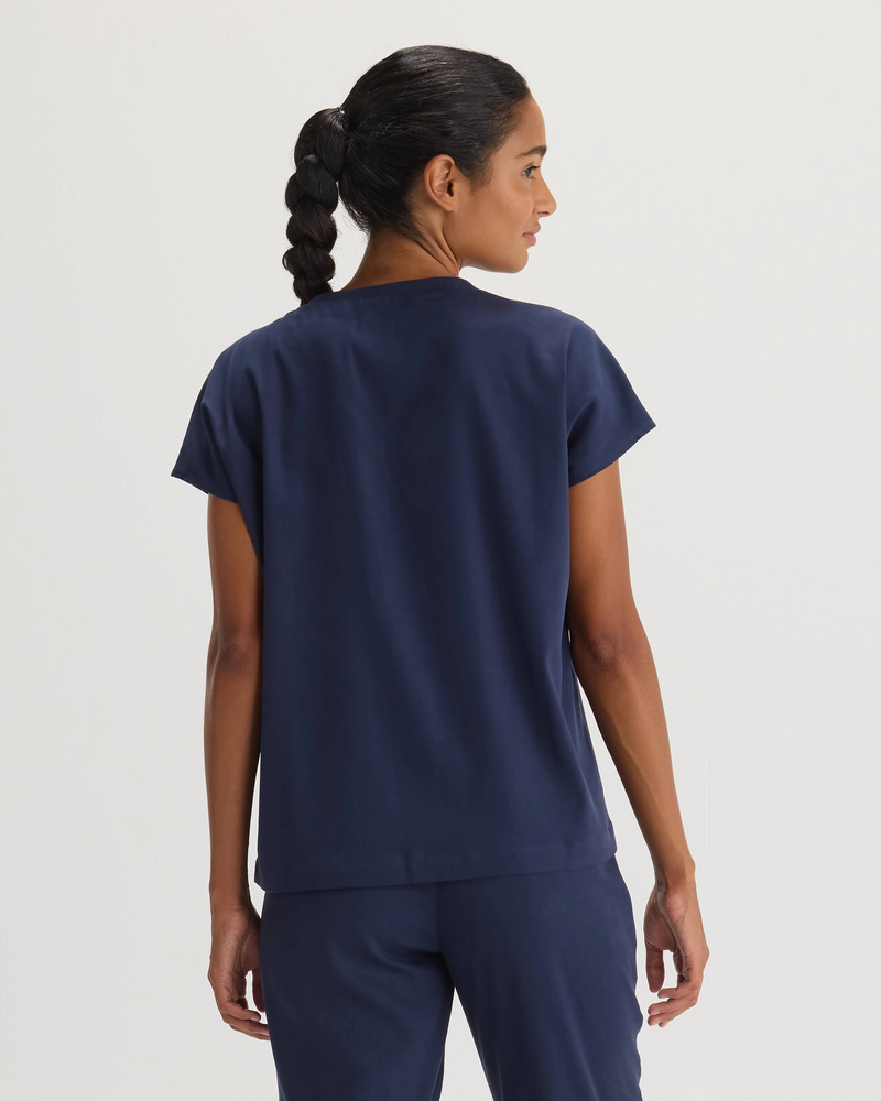 Navy Bell Top