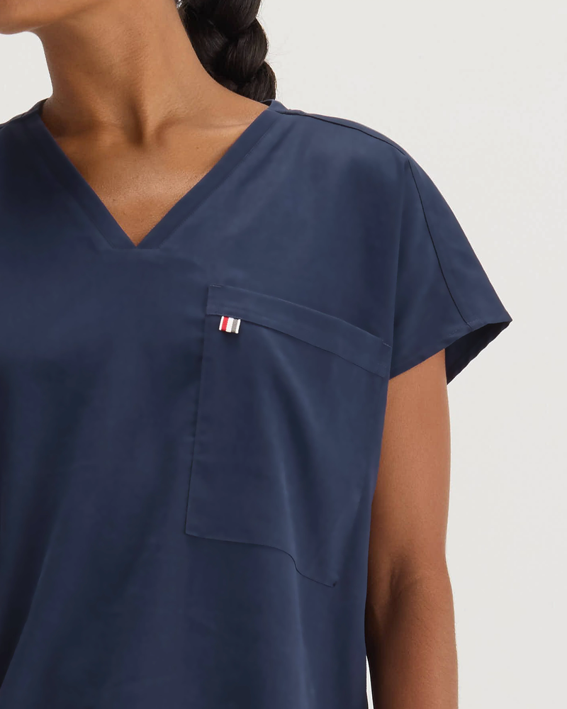 Navy Bell Top
