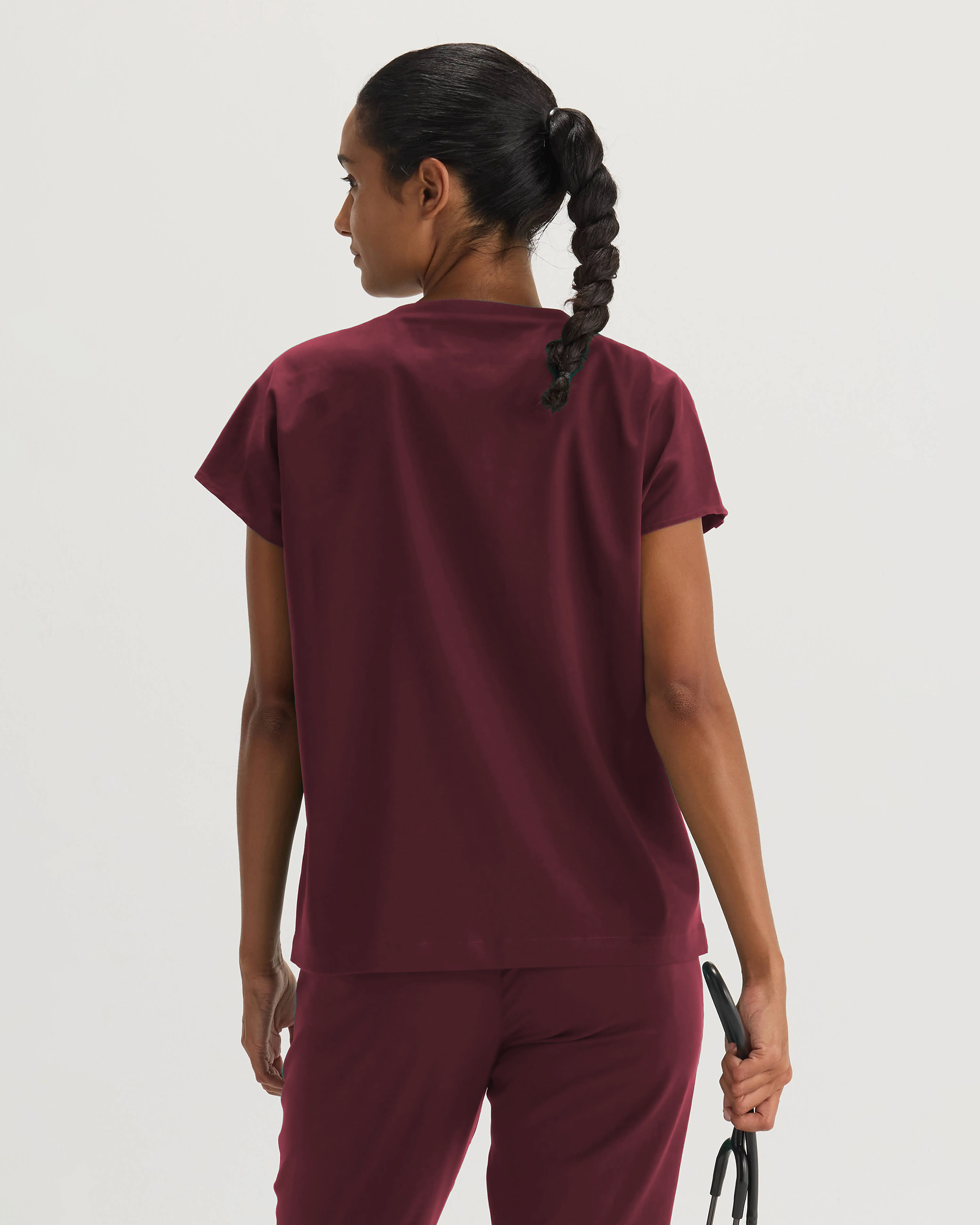 Burgundy Bell Top