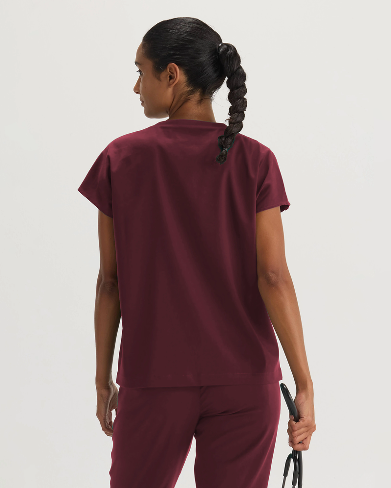 Burgundy Bell Top