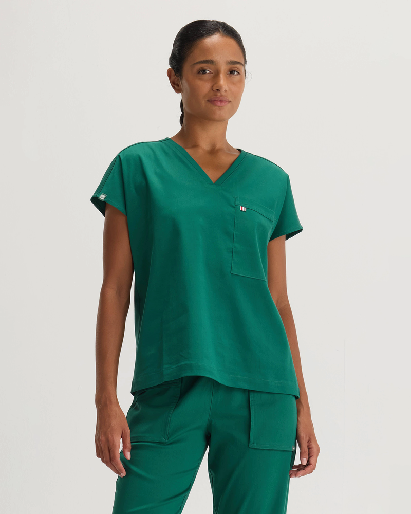 Hunter Green Bell Top