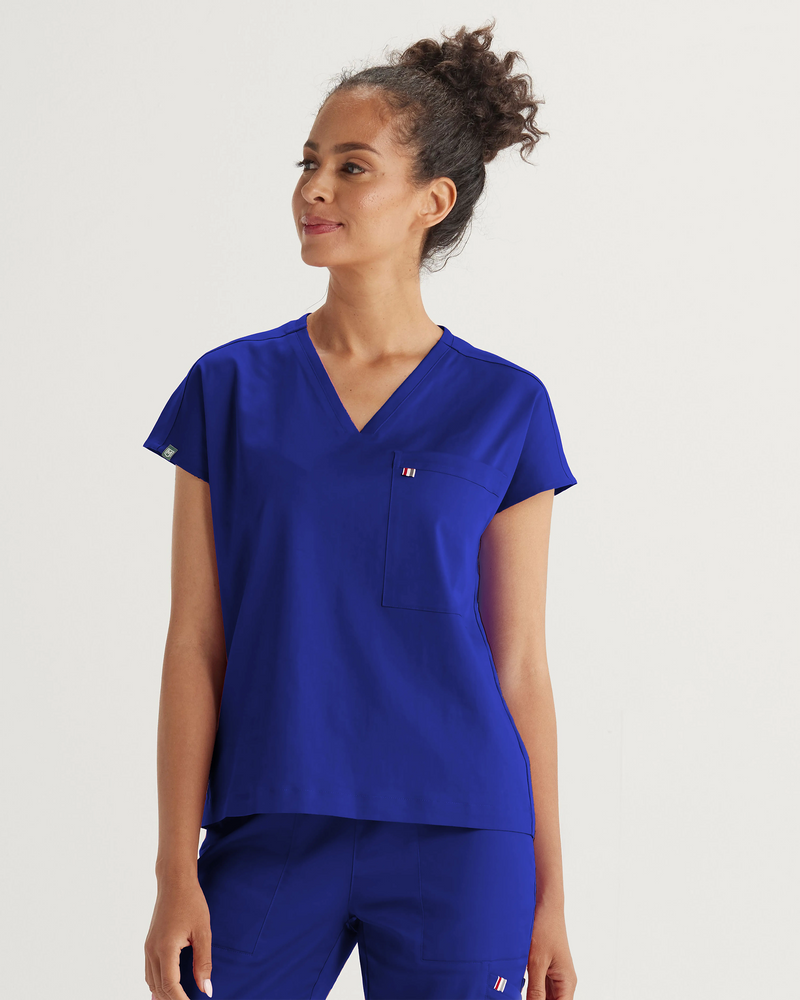 Royal Blue Bell Top