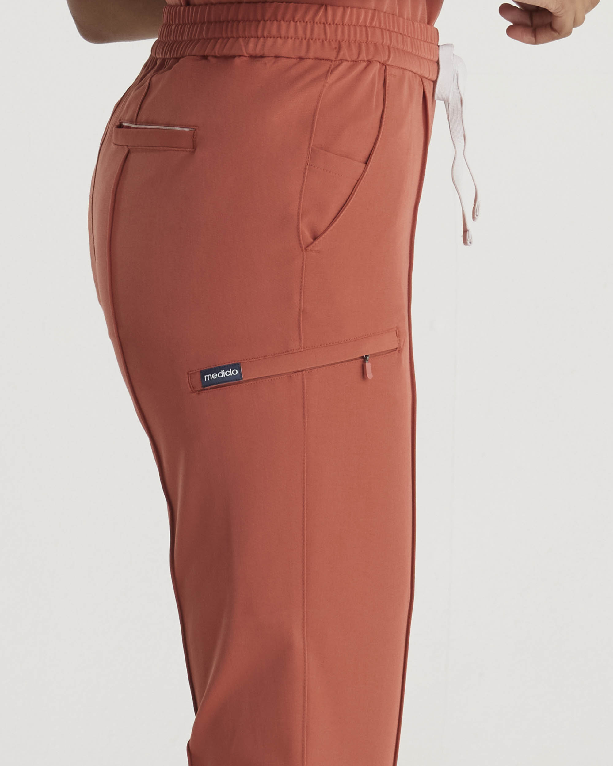 FYSEL® Sicily Pintuck Tapered Scrub Pants