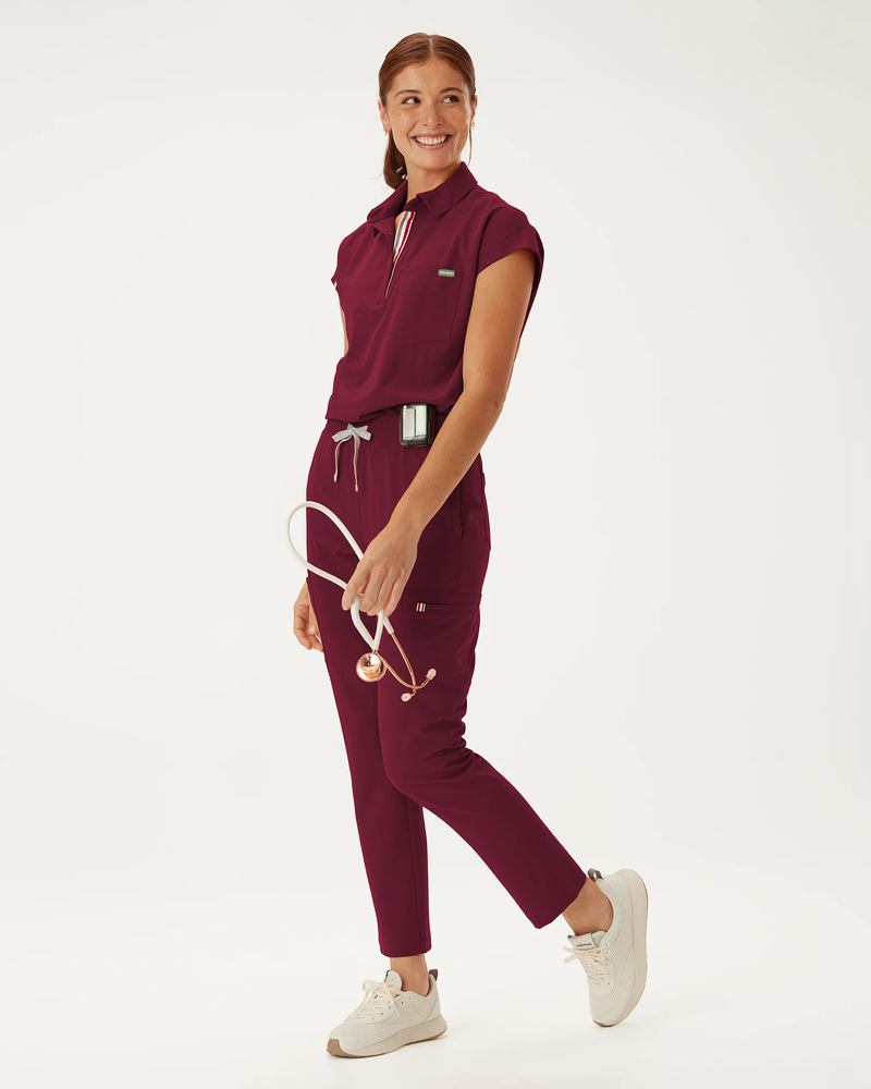 Burgundy Tanna Bottom