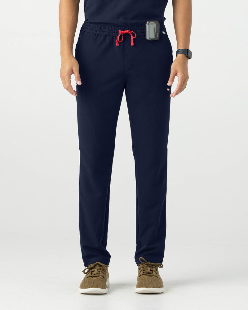 Navy Sable Classic Scrub Pants Fysel - Front View