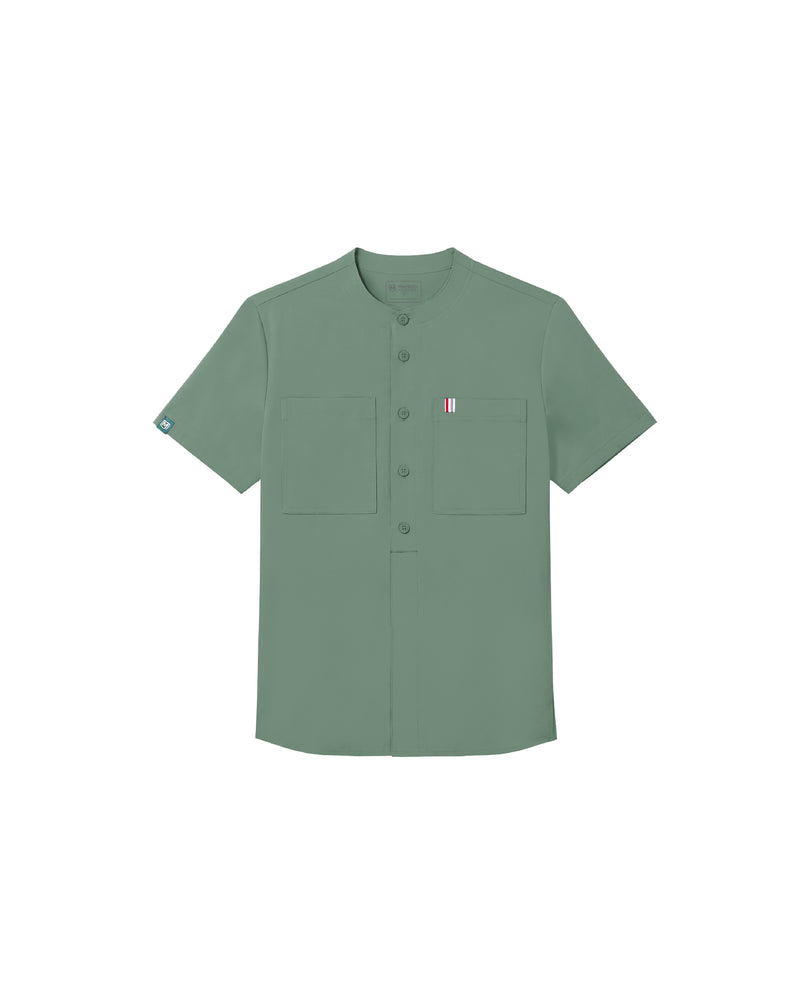 TENCEL™ Senja Button Up Scrub Top