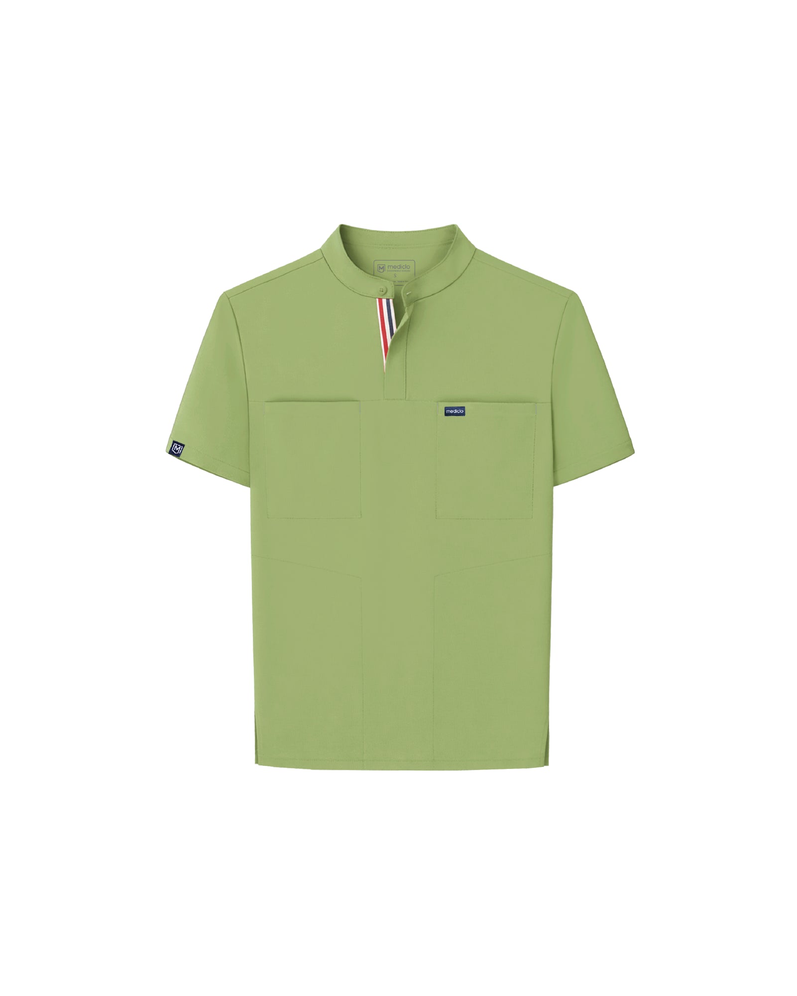 FYSEL® Skye Banded Collar Scrub Top