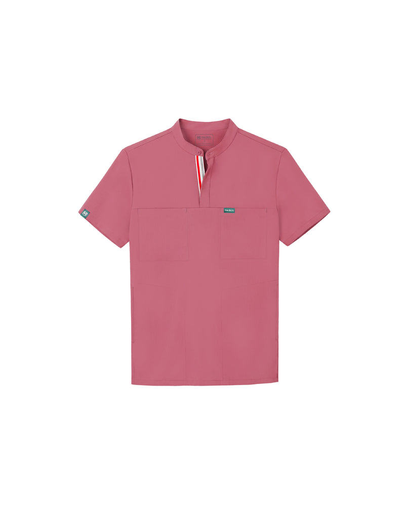 TENCEL™ Skye Banded Collar Scrub Top (Final Sale)