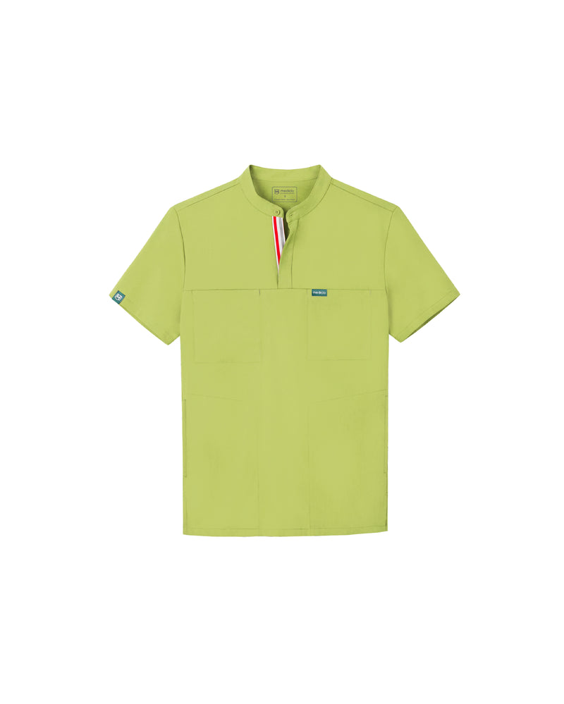 TENCEL™ Skye Banded Collar Scrub Top (Final Sale)