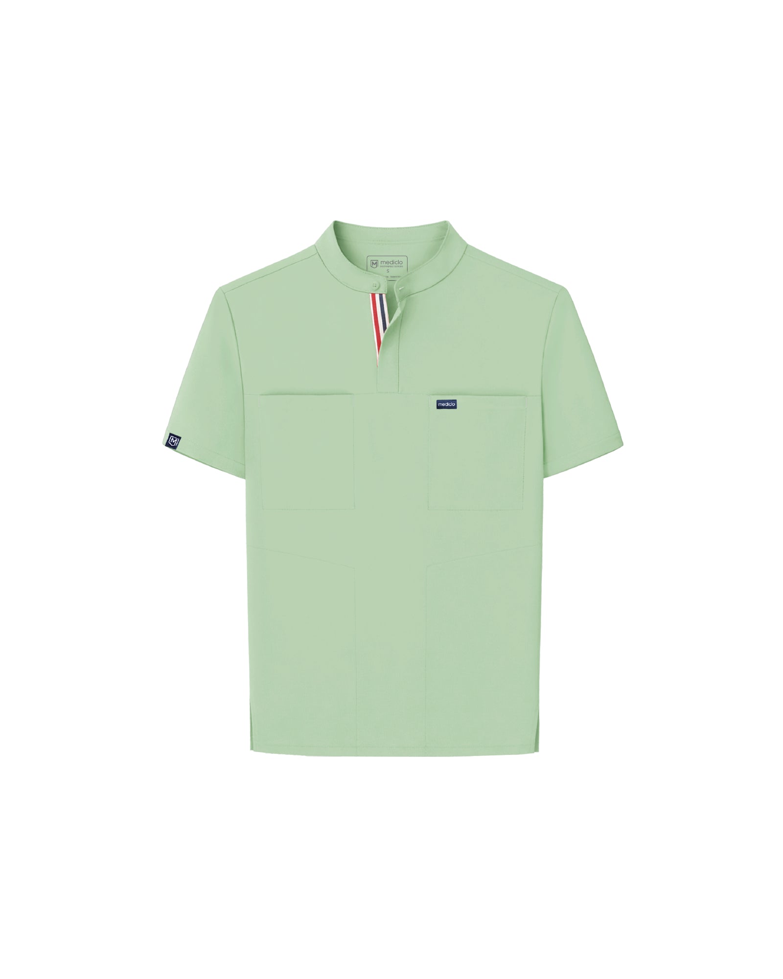 FYSEL® Skye Banded Collar Scrub Top