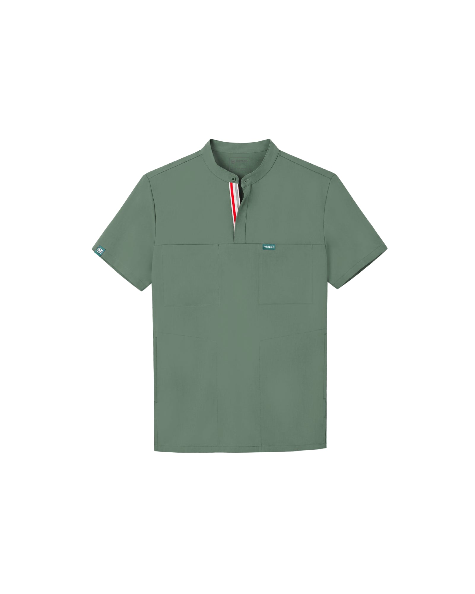 TENCEL™ Skye Banded Collar Scrub Top