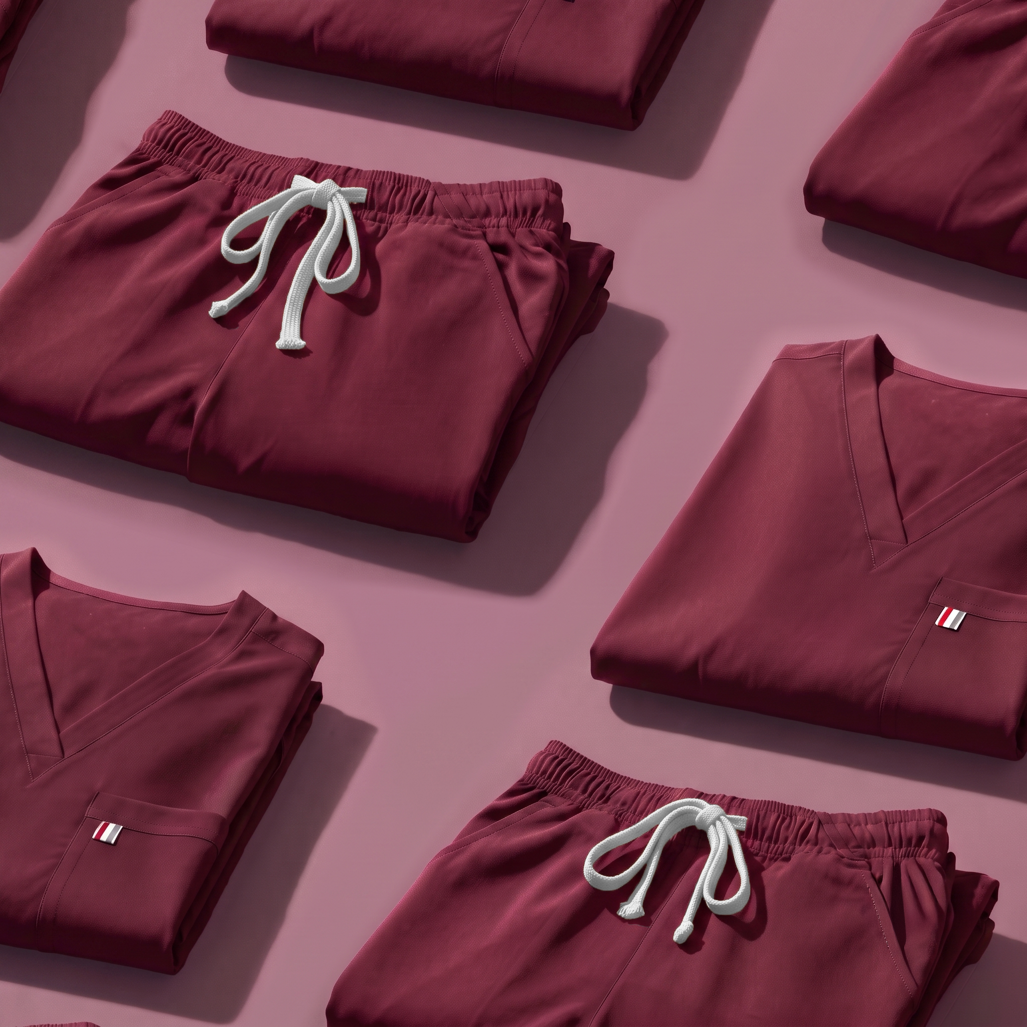 Burgundy Flat Lay