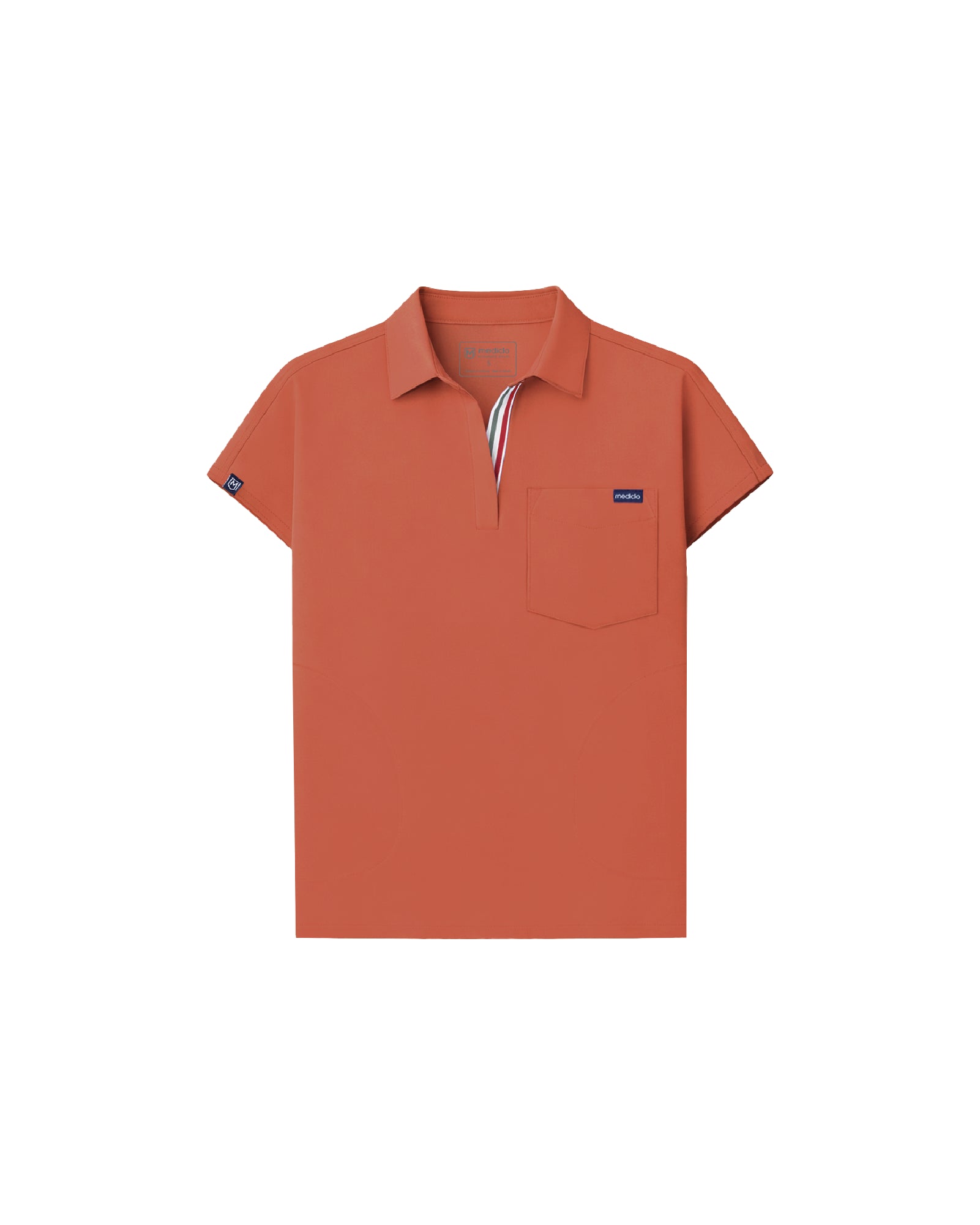 FYSEL® Capri Collared Scrub Top