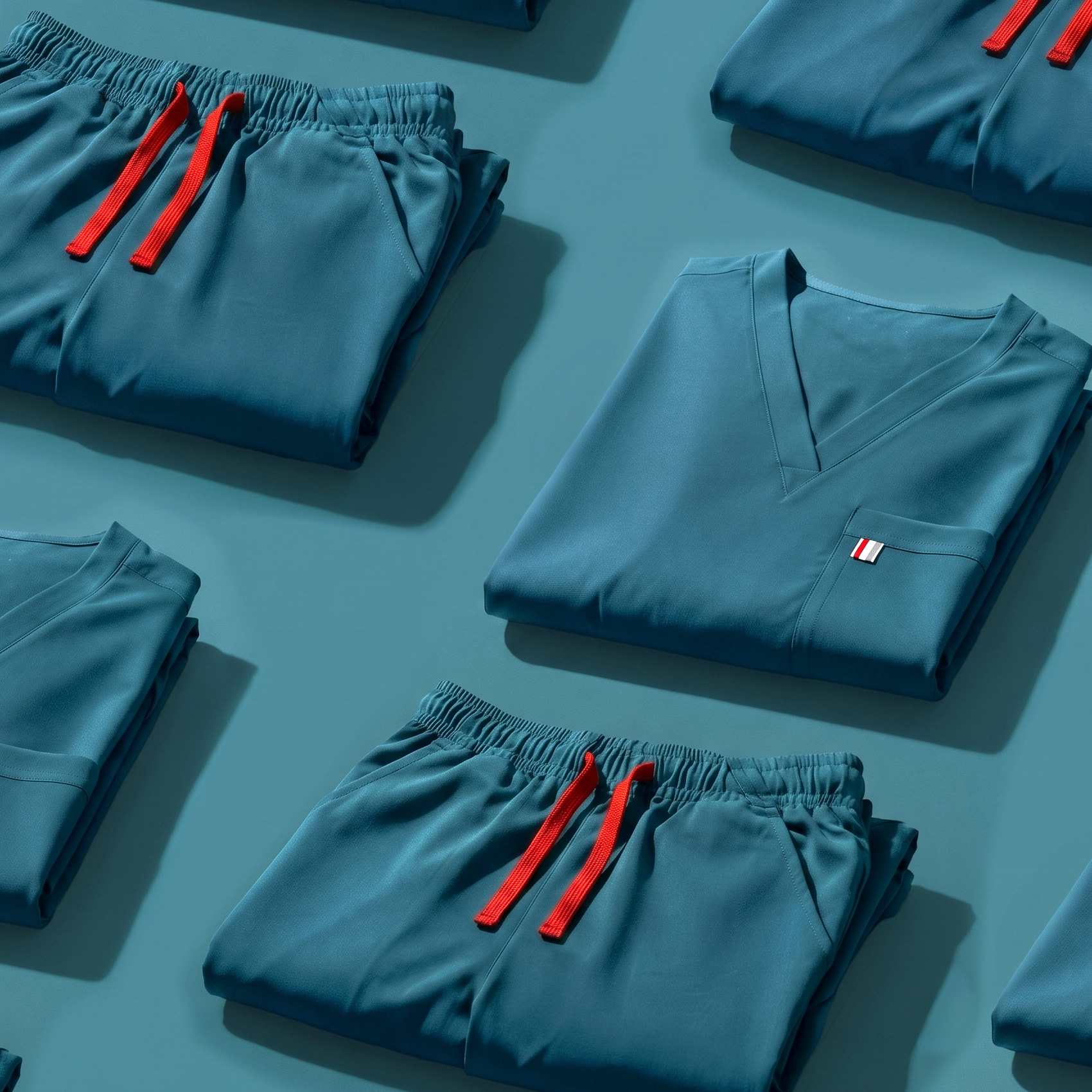 Caribbean Blue Flat Lay