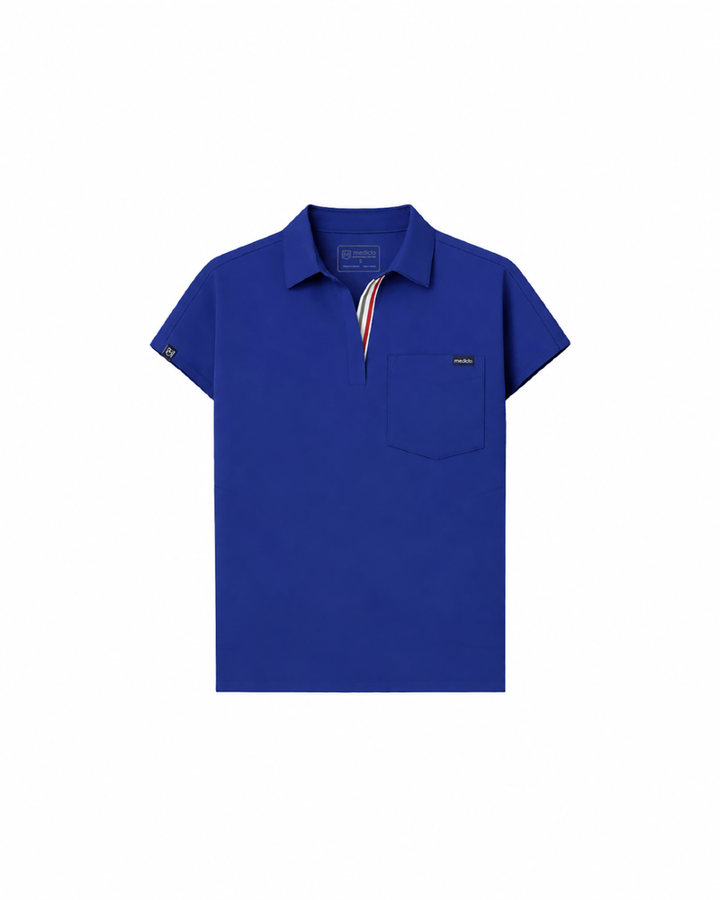 Royal Blue Flat Lay Capri