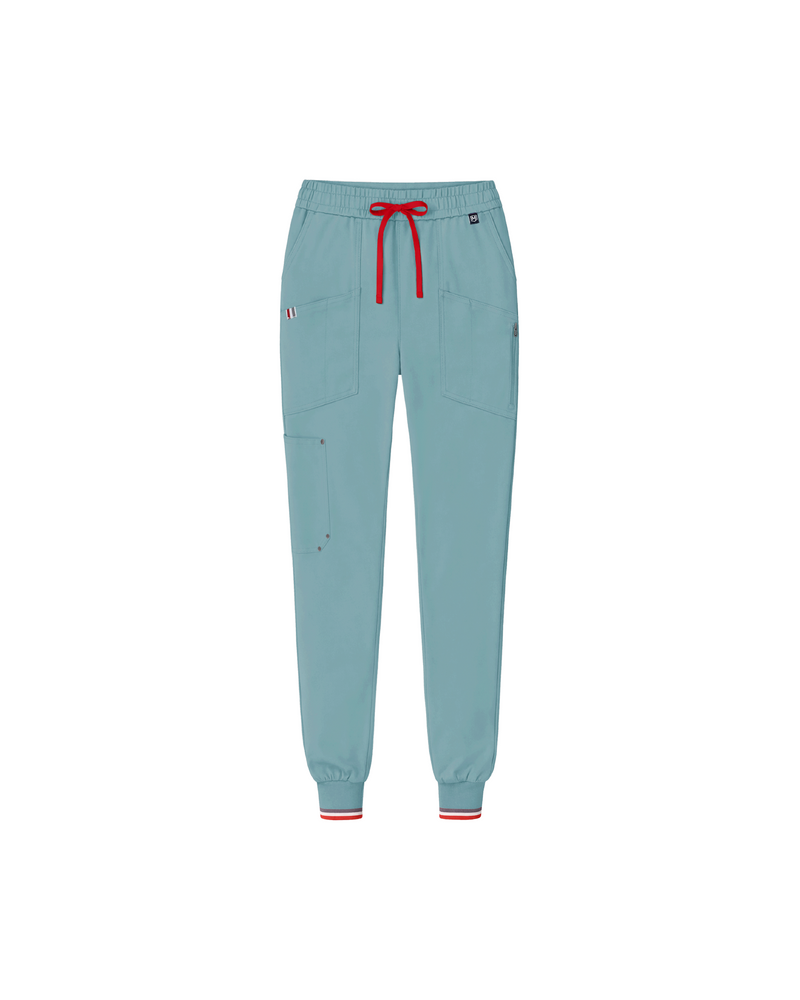 Stone Blue Catalina Jogger Scrub Pants Fysel - Flat Lay