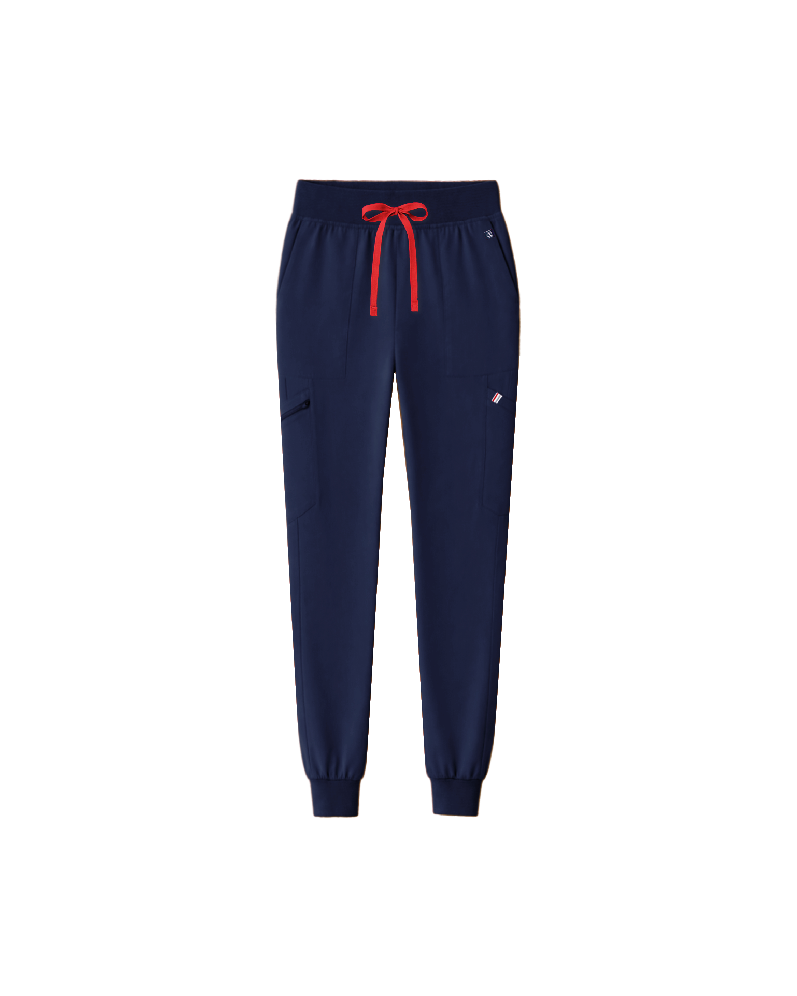 Navy Nova Jogger Scrub Pants Fysel - Flat Lay