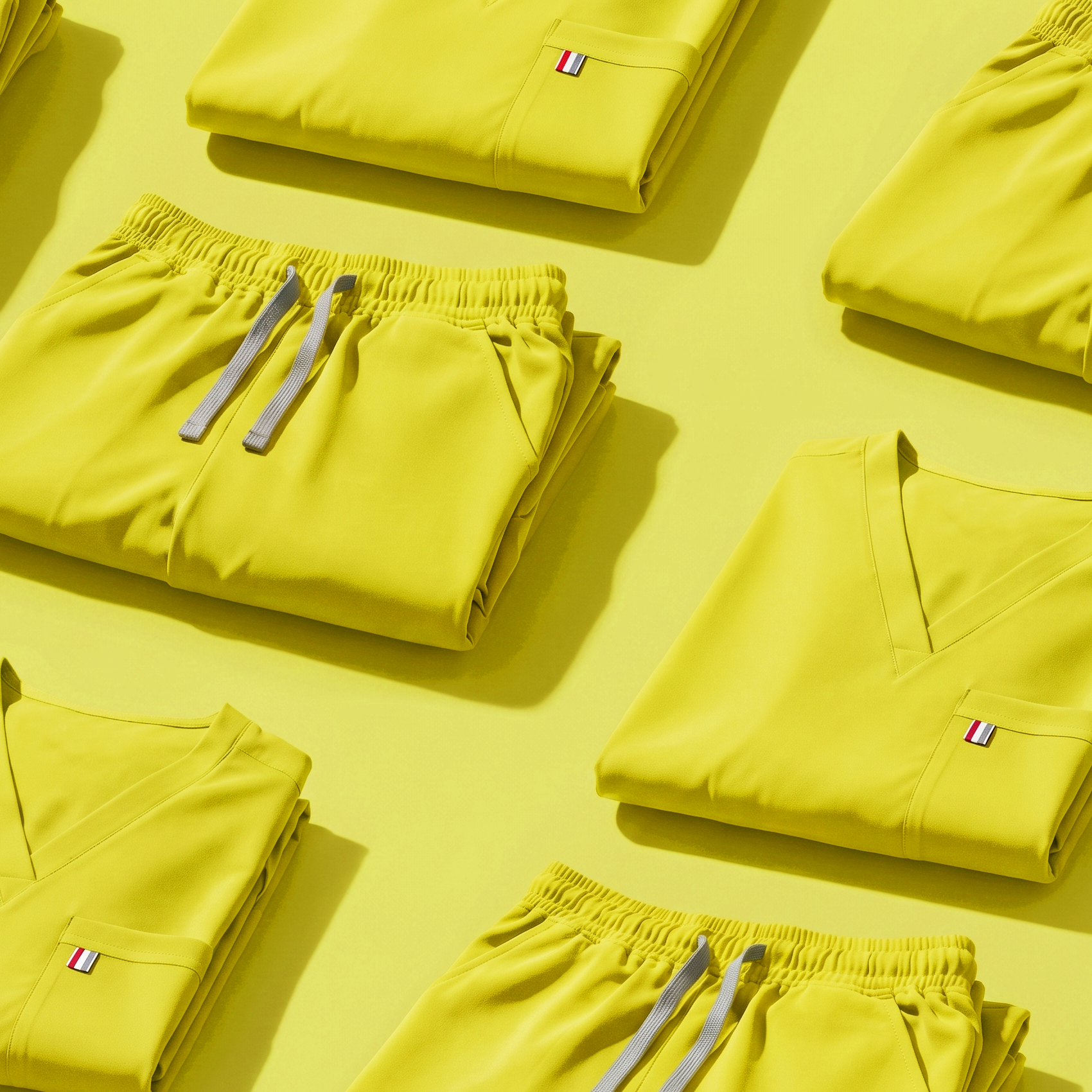 Lemon Yellow Flat Lay
