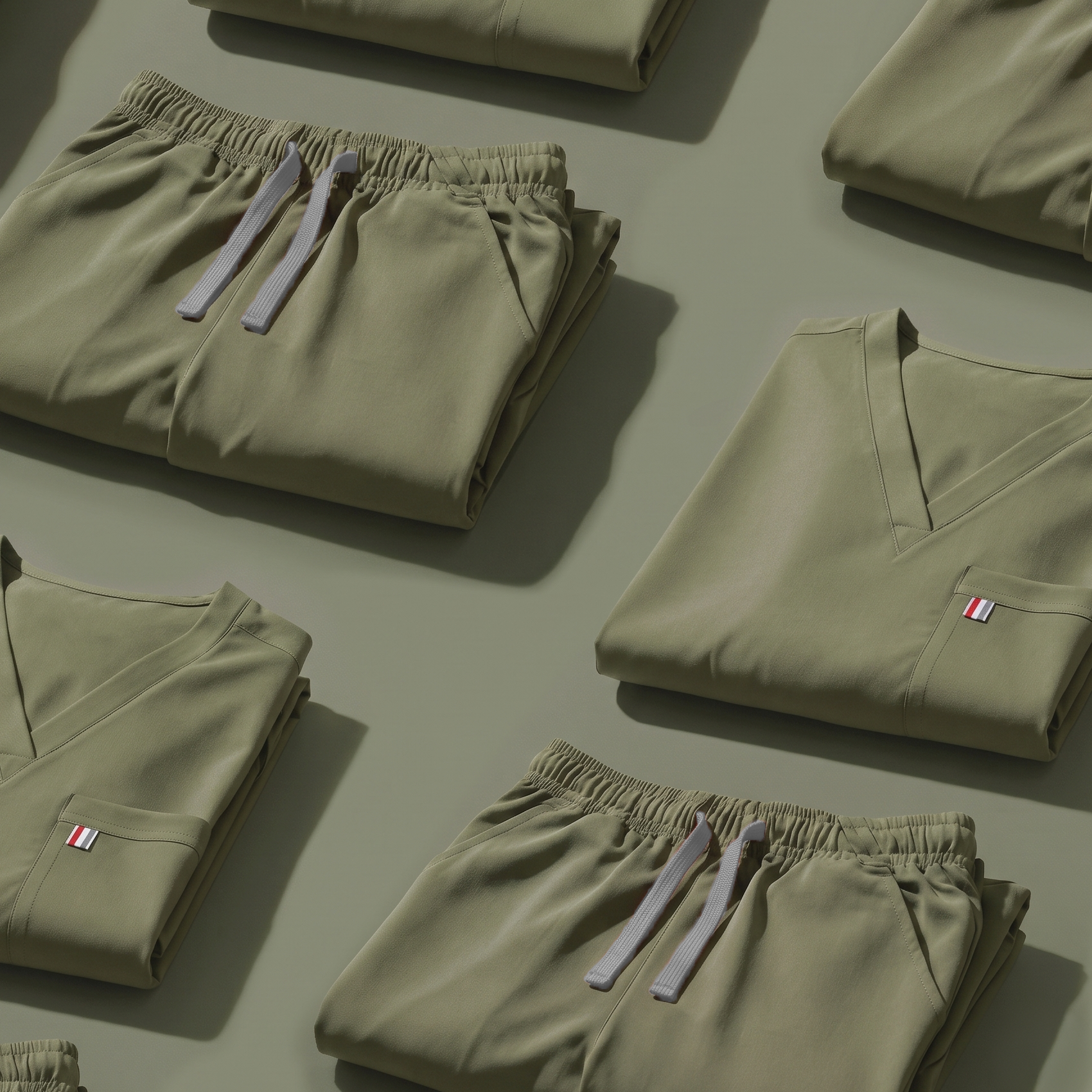 Olive Green Flat Lay