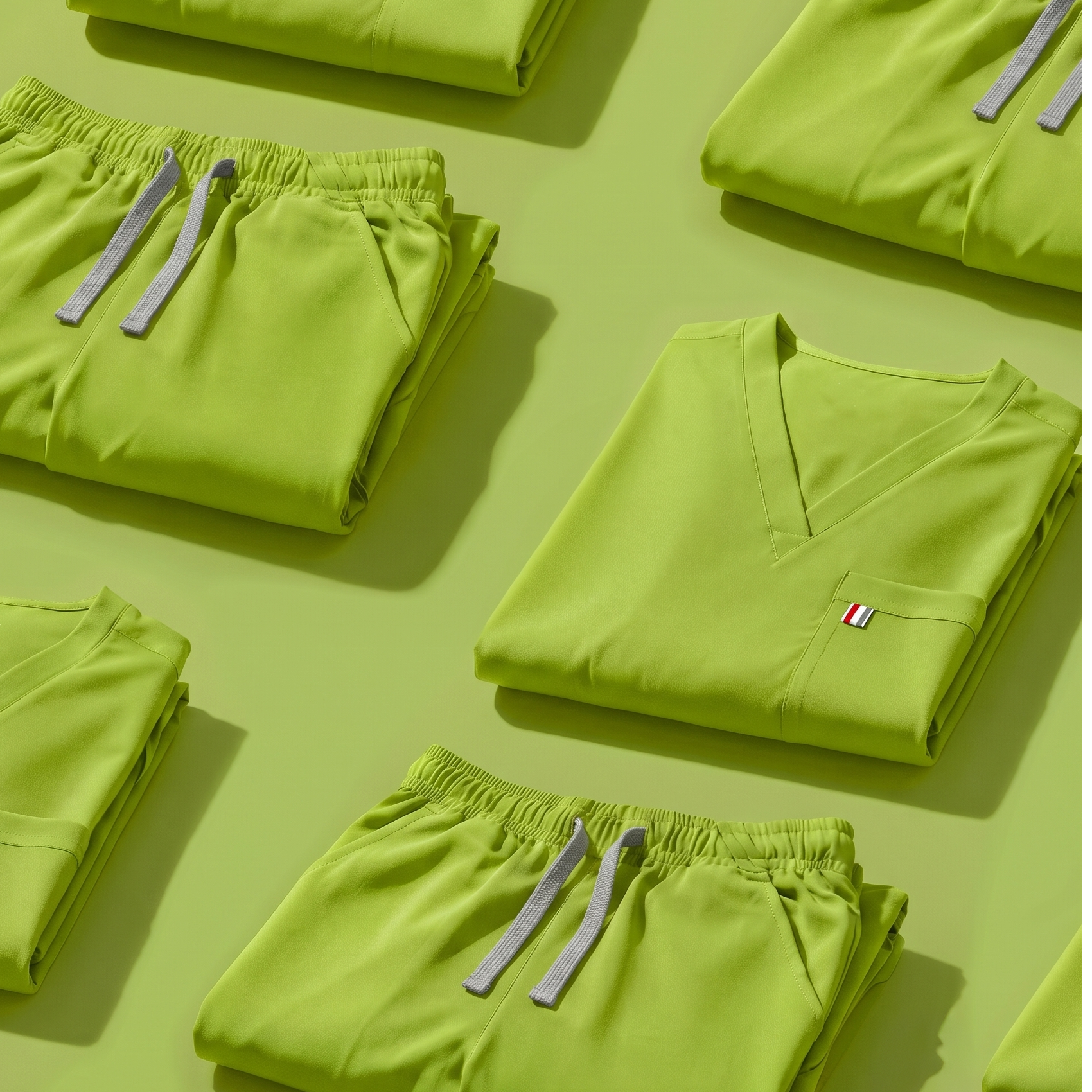Paradise Green Flat Lay
