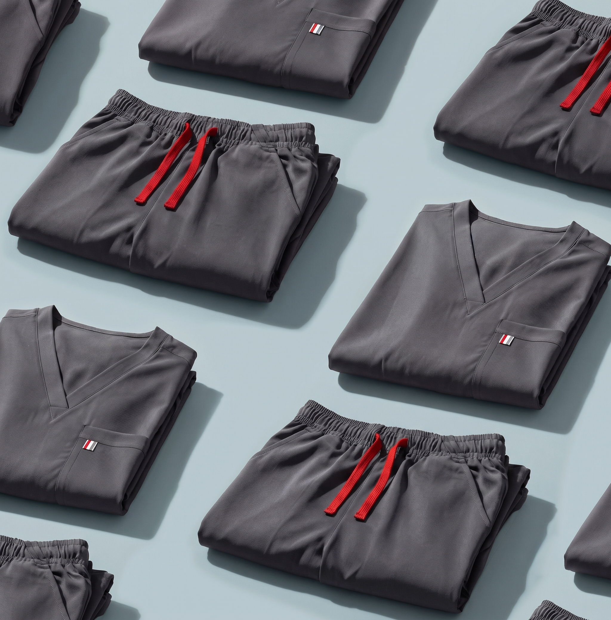 Steel Grey Flat Lay