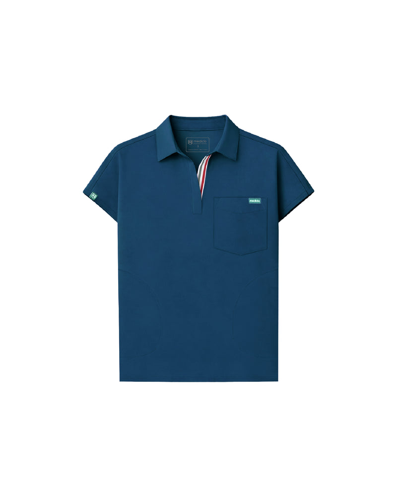 TENCEL™ Capri Collared Scrub Top (Final Sale)