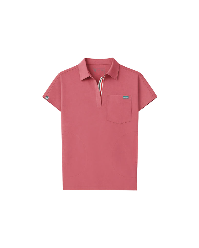 TENCEL™ Capri Collared Scrub Top