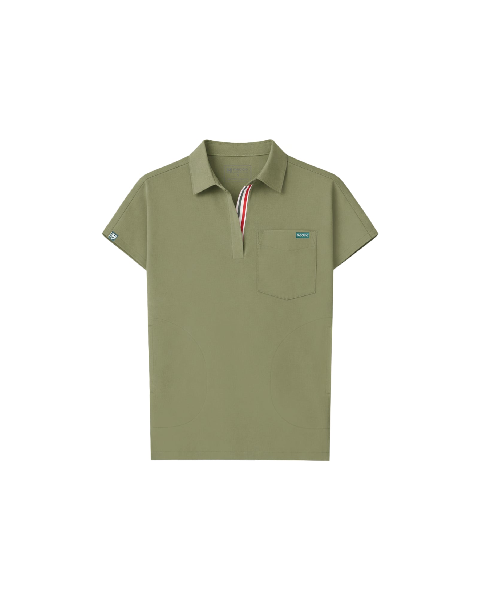 TENCEL™ Capri Collared Scrub Top