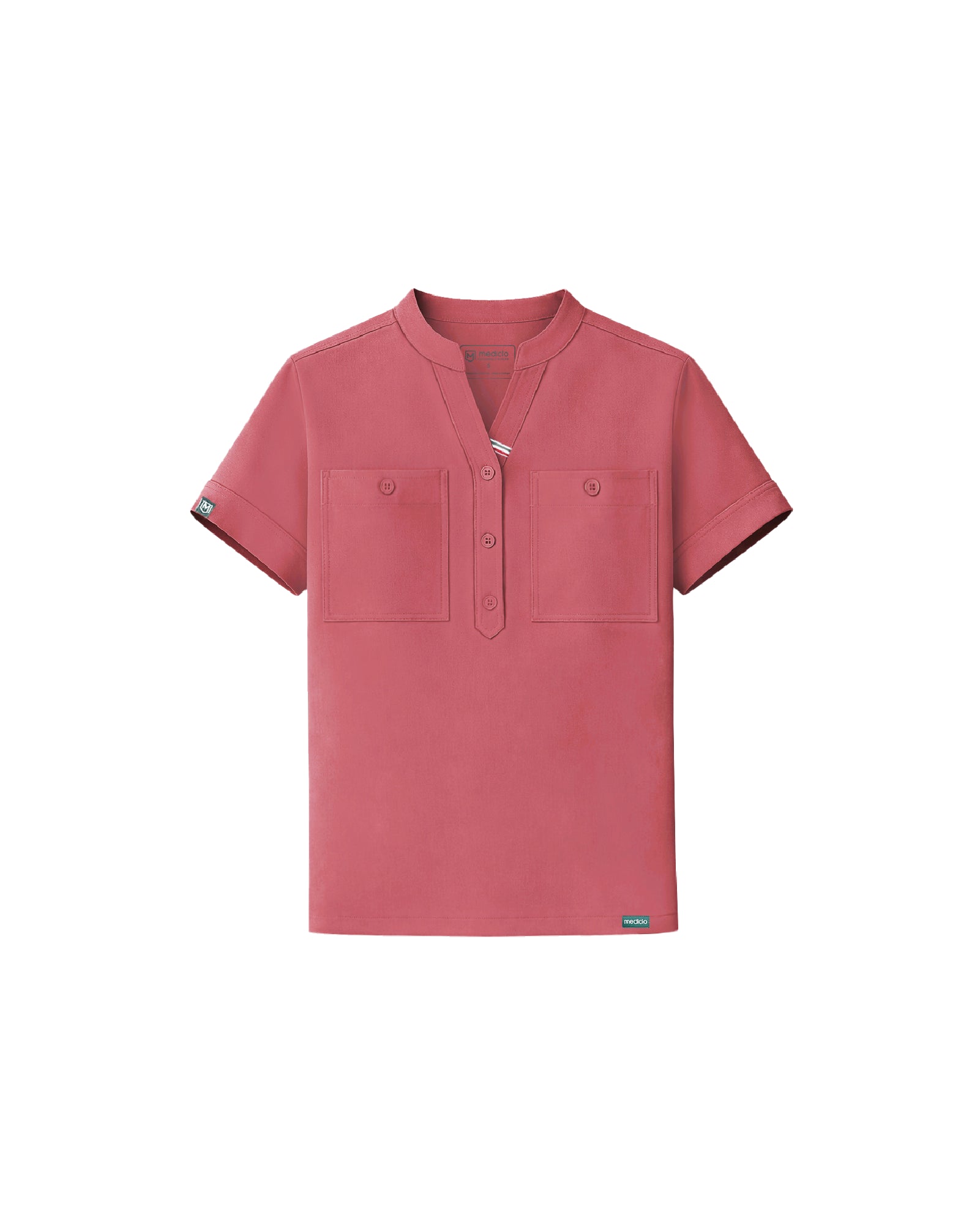 TENCEL™ Fiji Banded Collar Scrub Top