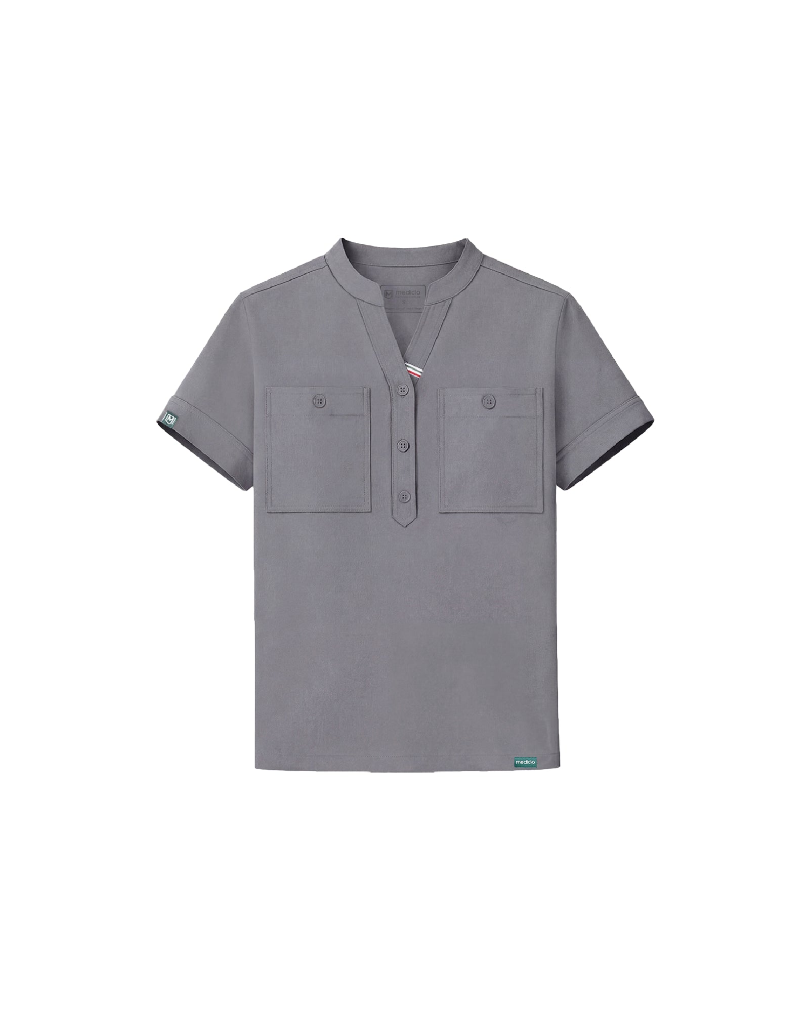 TENCEL™ Fiji Banded Collar Scrub Top (Final Sale)