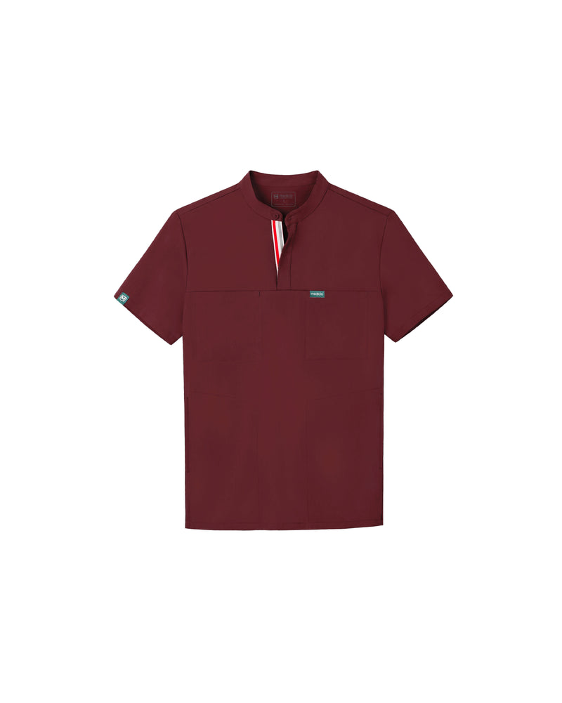 TENCEL™ Skye Banded Collar Scrub Top (Final Sale)