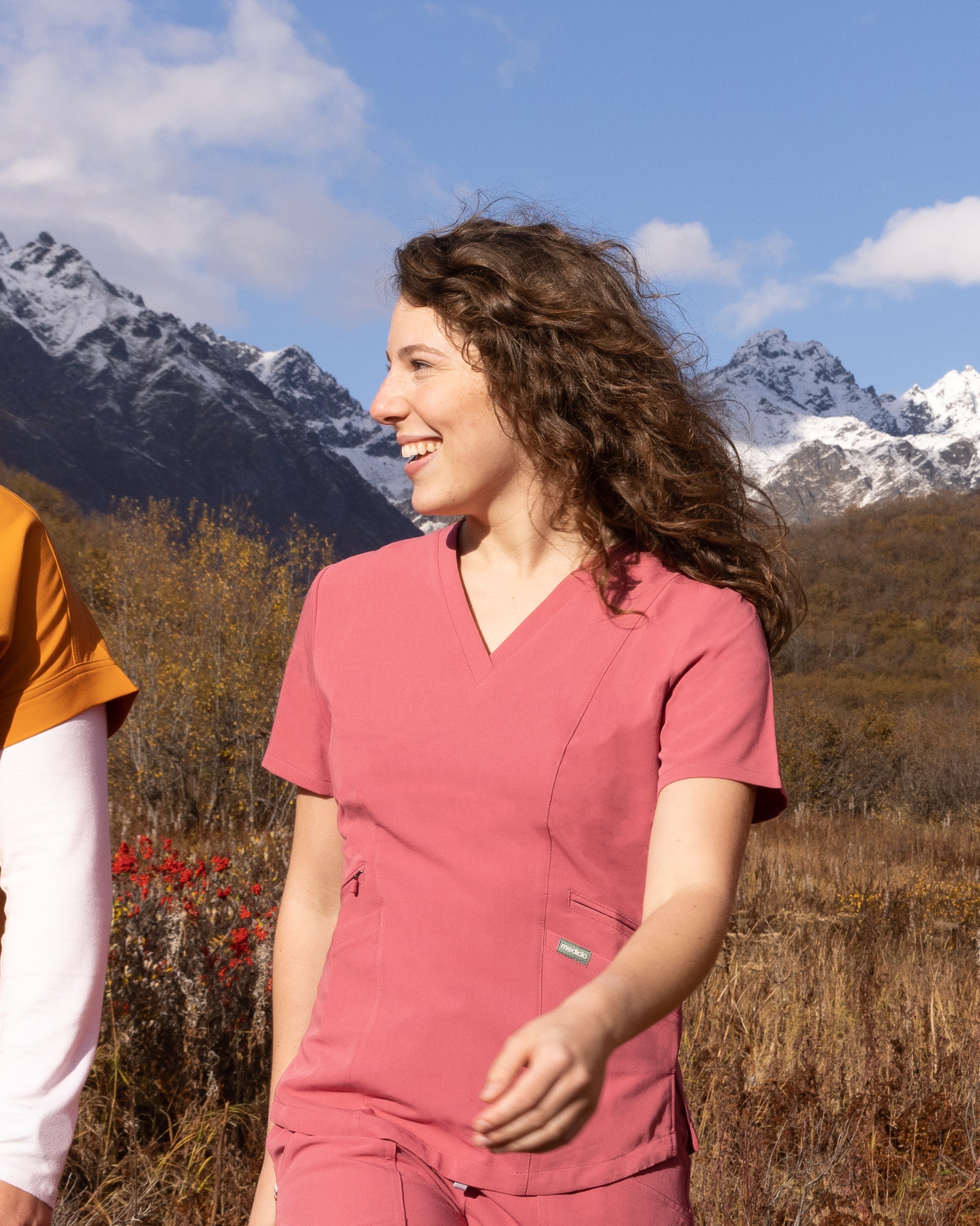 TENCEL™ Amelia Fitted Scrub Top (Final Sale)