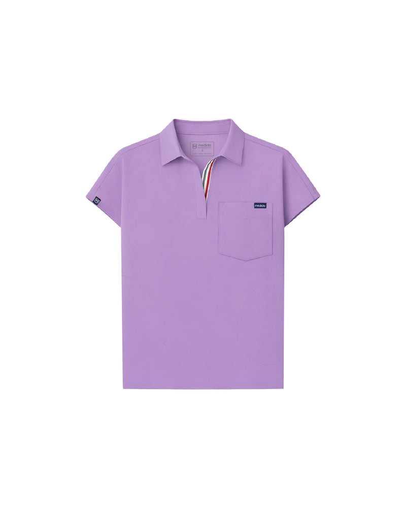 FYSEL® Capri‎ ‎Collared Scrub Top (Final Sale)