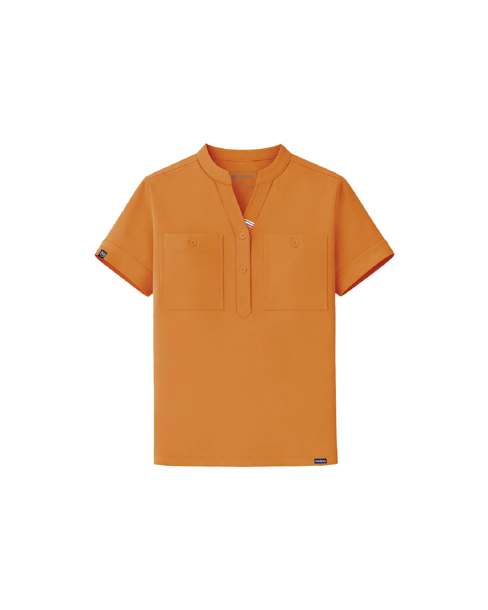 FYSEL® Fiji‎ ‎Banded Collar Scrub Top