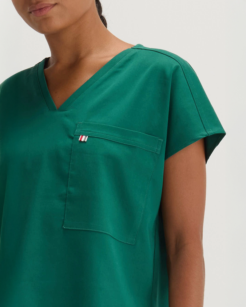 Hunter Green Bell Top