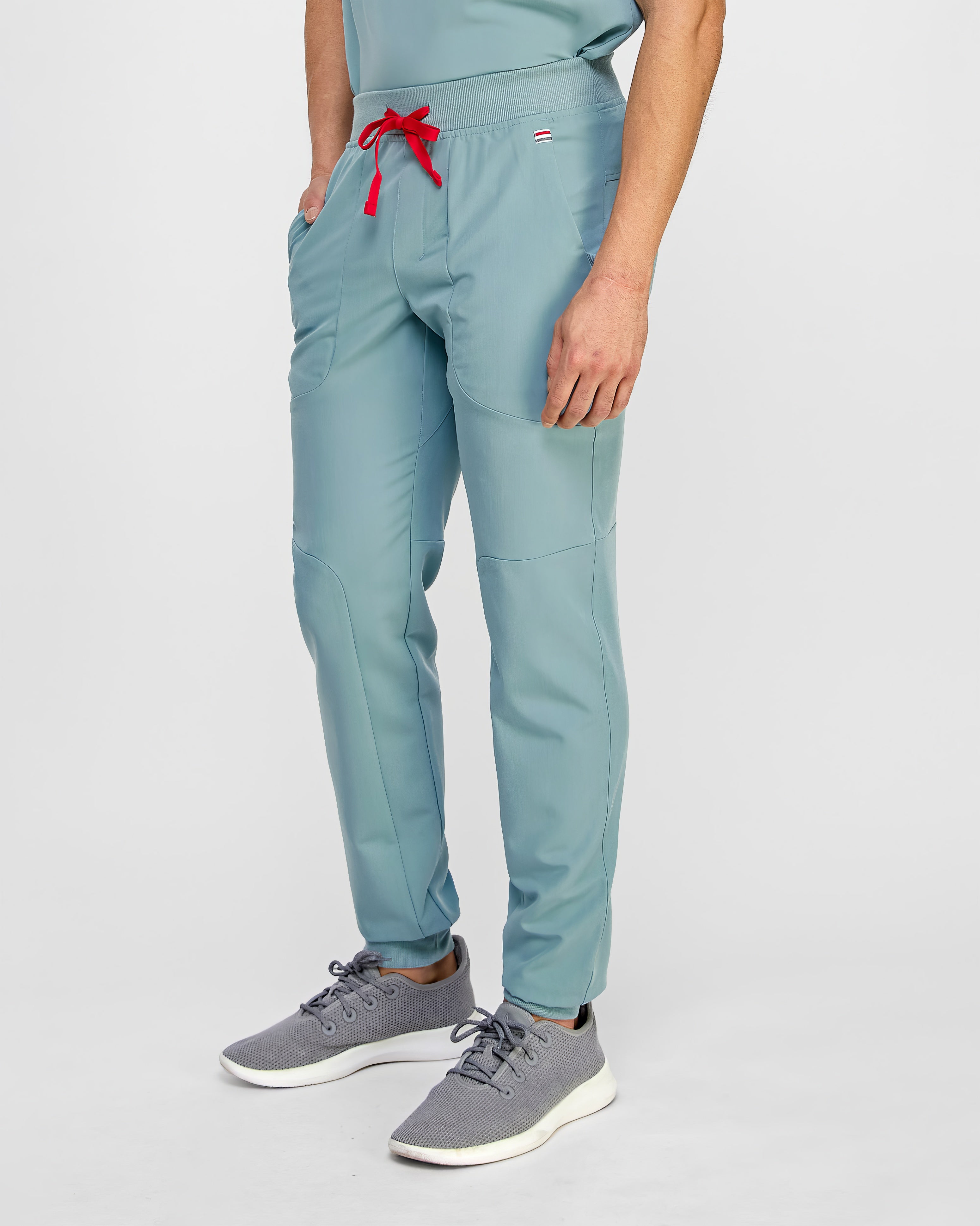 High-Quality Jogger Style Blue Medical Scrubs Like Figs & Cherokee