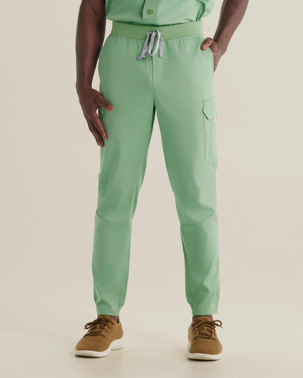 Mediclo Men's Java Tapered Scrub Pants - Tree