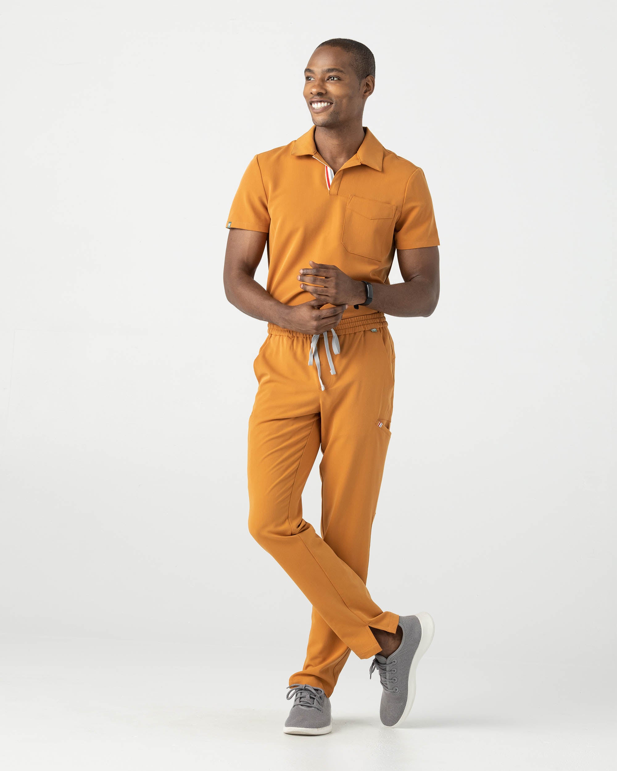 Polo shirt cheap with scrub pants