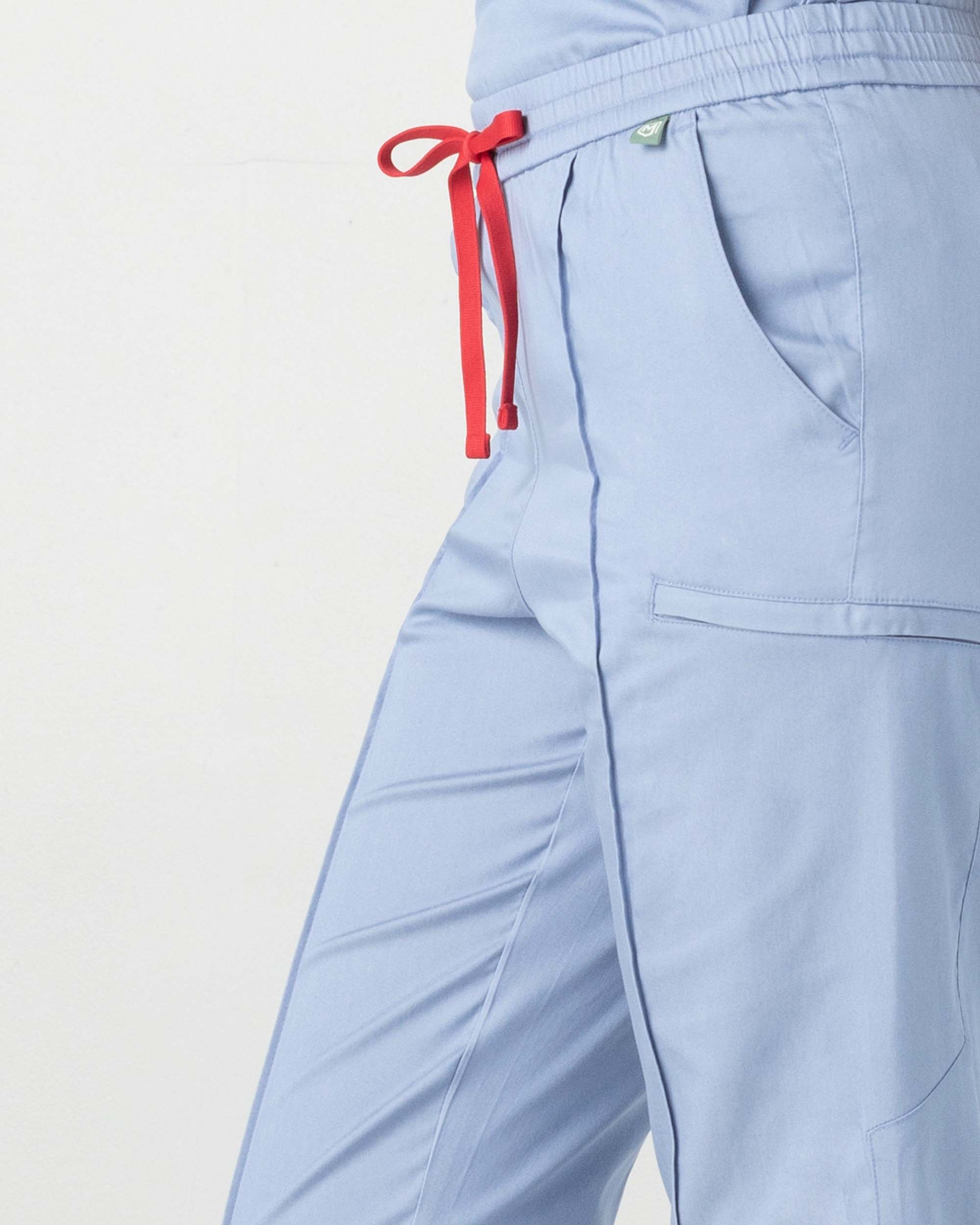 フィブリルリヨセルSK Mediclo Women's Sicily Pintuck Scrub Pants - Tree