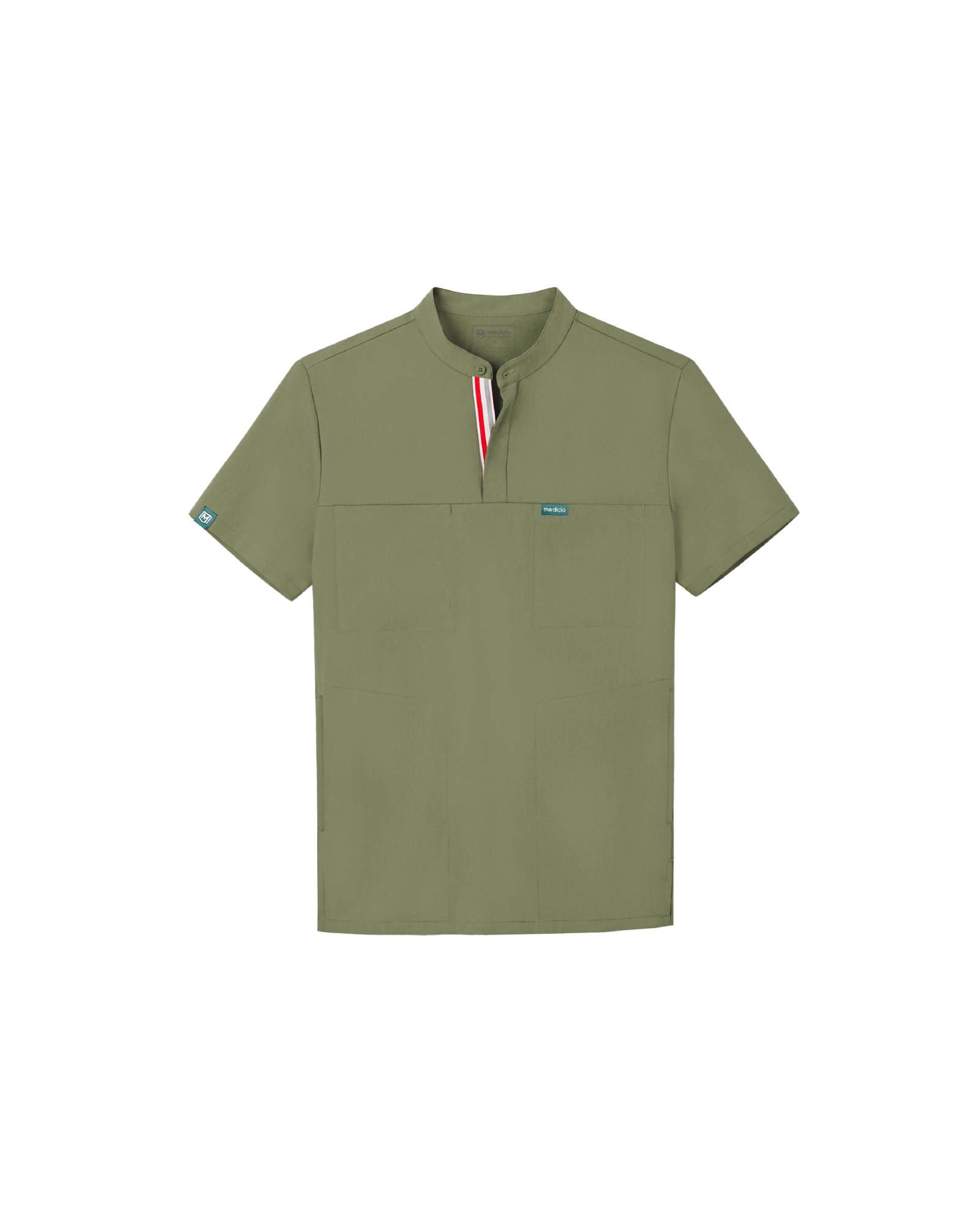TENCEL™ Skye‎ ‎Banded Collar Scrub Top