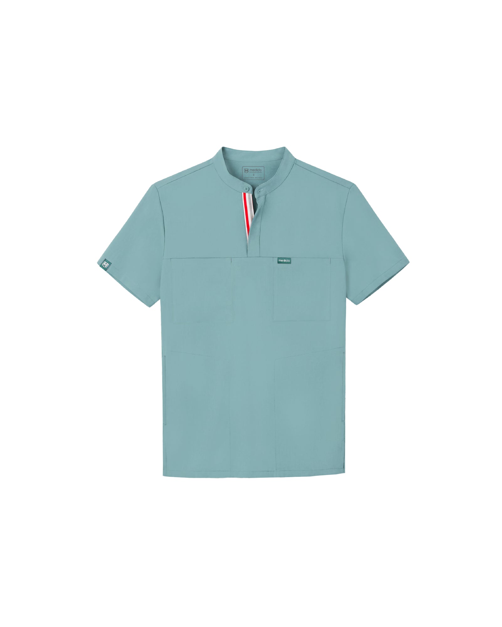 TENCEL™ Skye‎ ‎Banded Collar Scrub Top