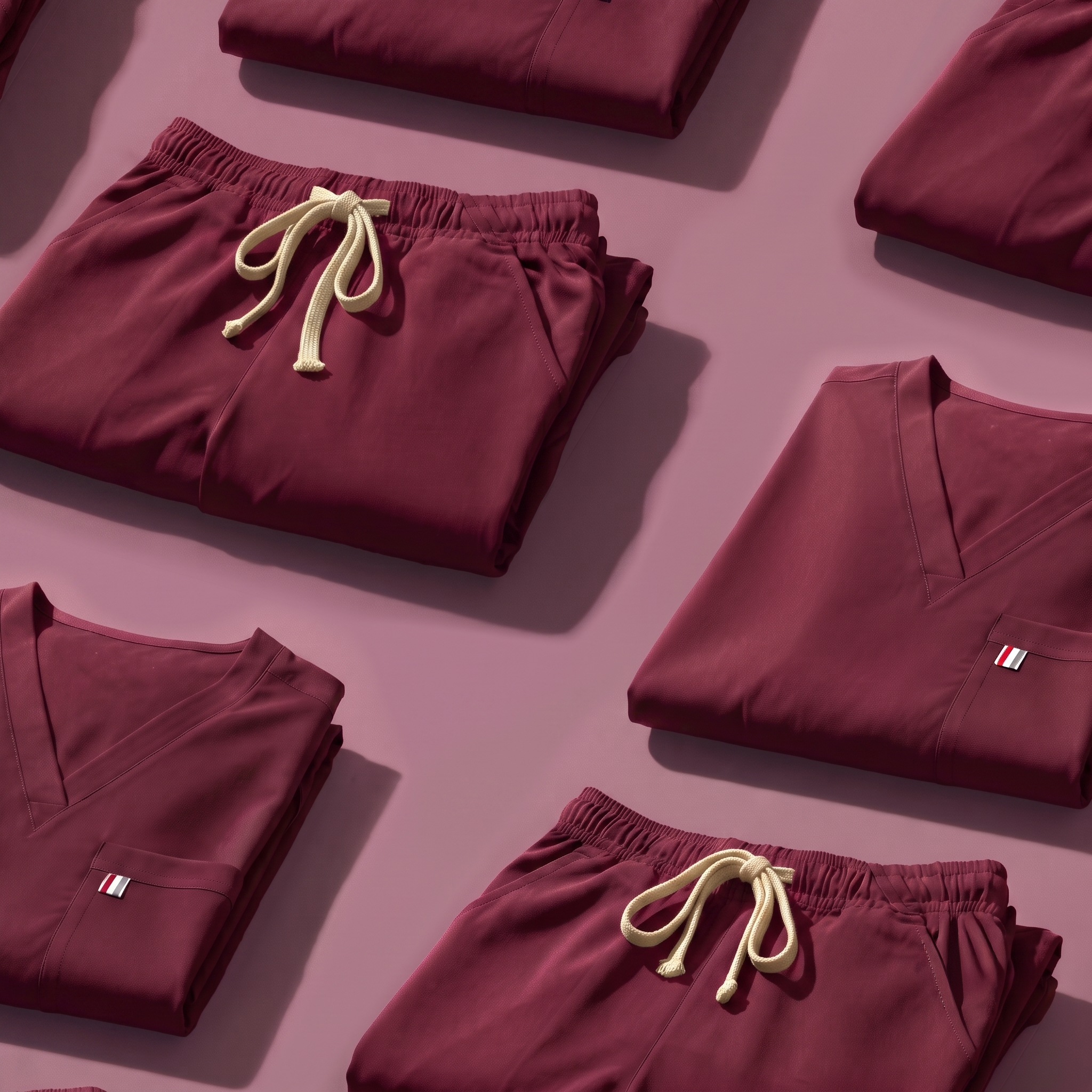 Burgundy Flat Lay
