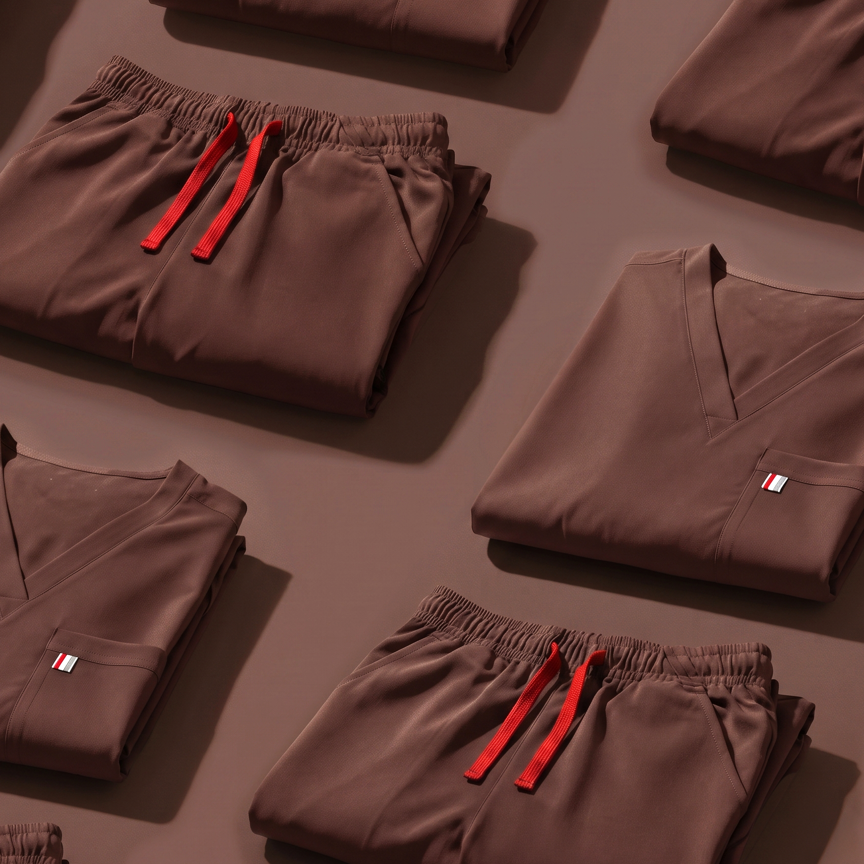 Coffee Brown Flat Lay