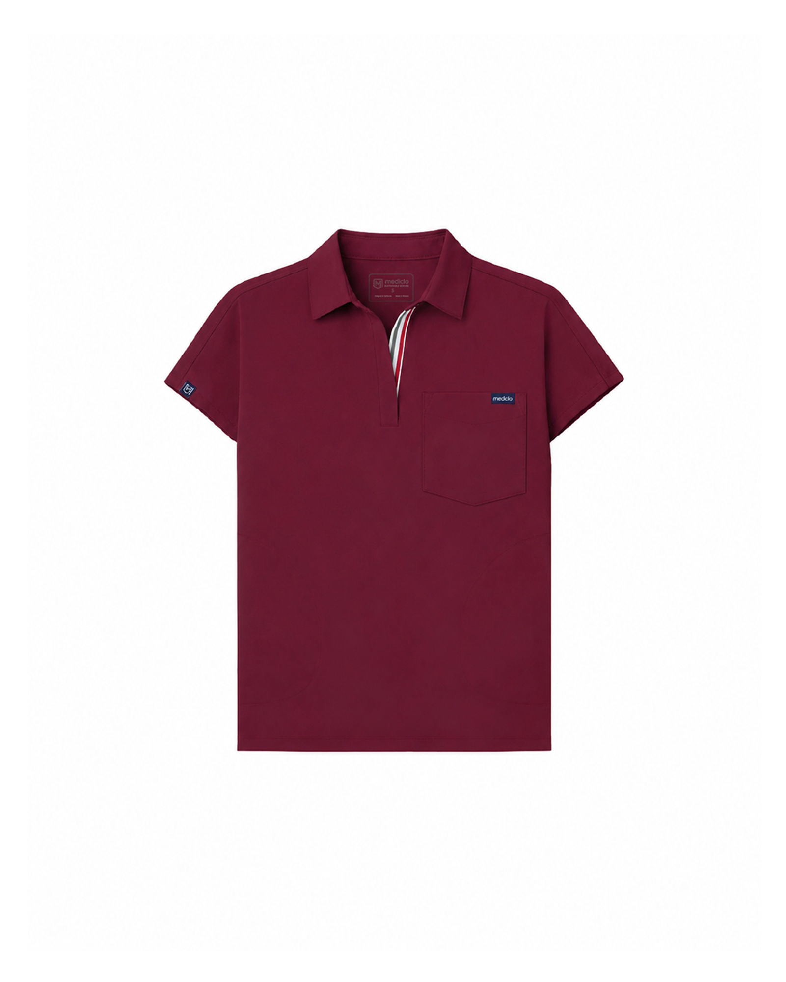 Burgundy Flat Lay Capri